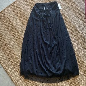 Anthropologie Heart Polka Dot Dress